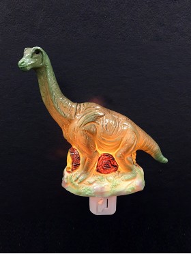 Porcelain Sauropod Dinosaur Night Light with Gift Box